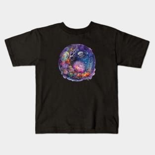 Coral Reef - A watercolor inspired Coral Reef Kids T-Shirt